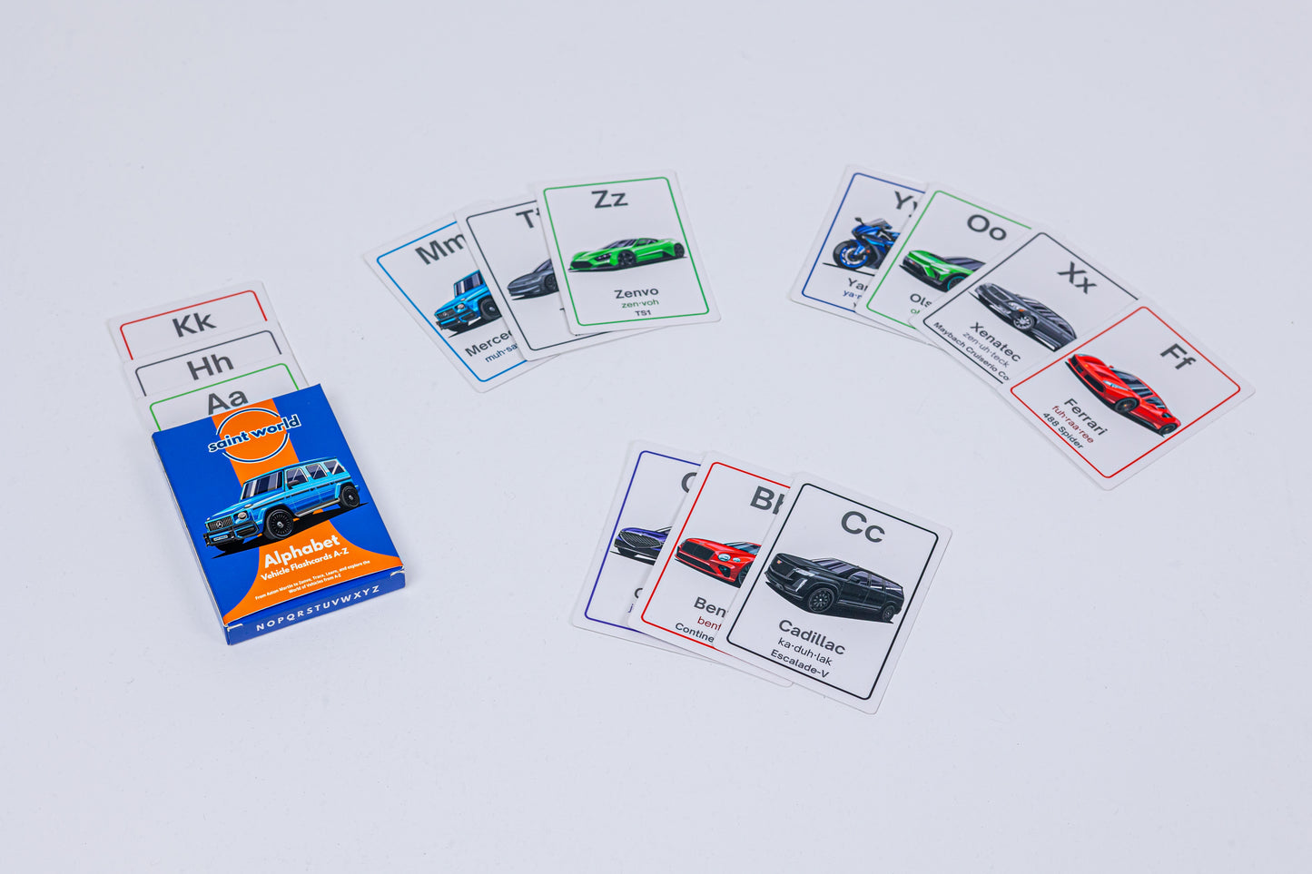 ABC Luxury Vehicle Flash Cards